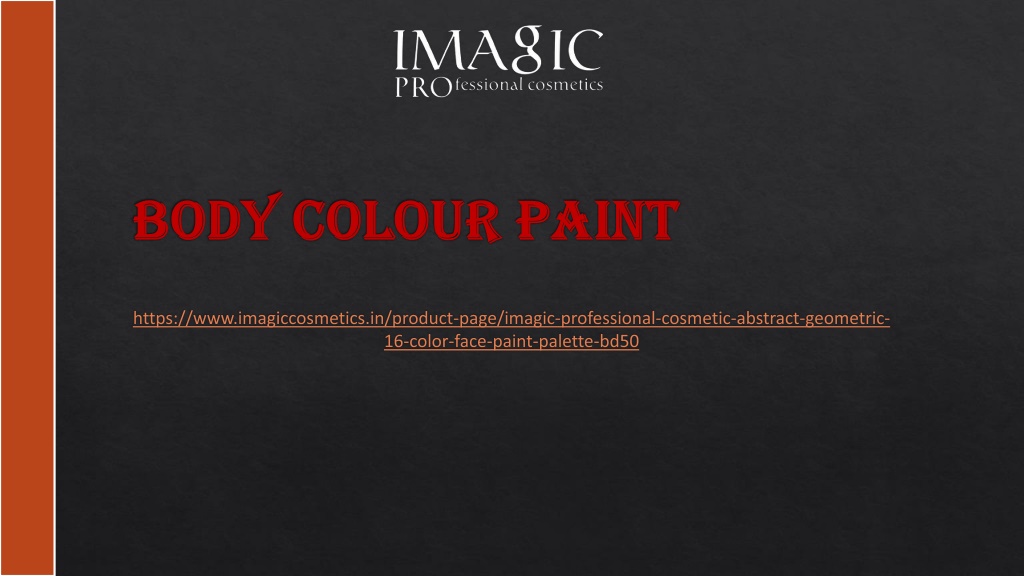 PPT - Body colour paint PowerPoint Presentation, free download - ID ...