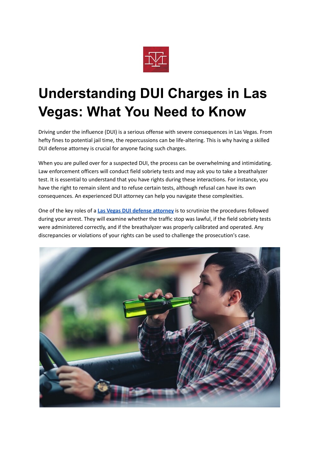 PPT - Understanding DUI Charges in Las Vegas_ What You Need to Know ...