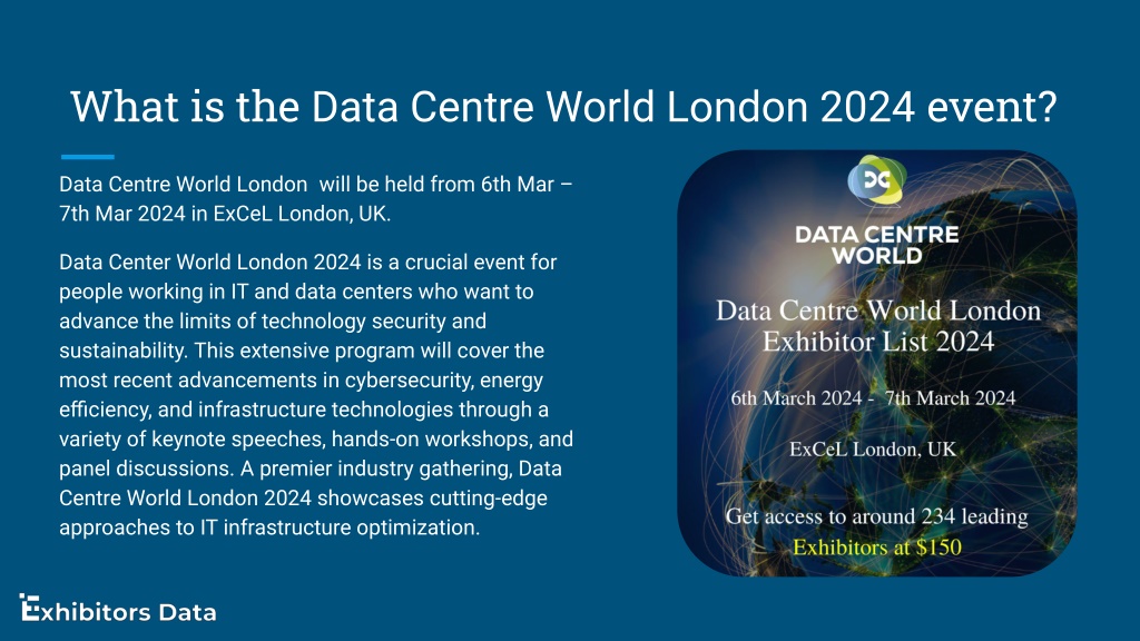 PPT Data Centre World London Exhibitor List 2024 PowerPoint