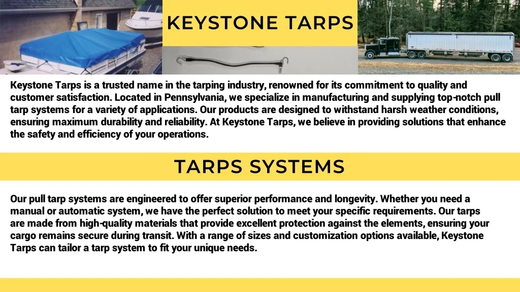 PPT Reliable Pull Tarp Systems in Pennsylvani High Quality Pull Tarp Systems PowerPoint