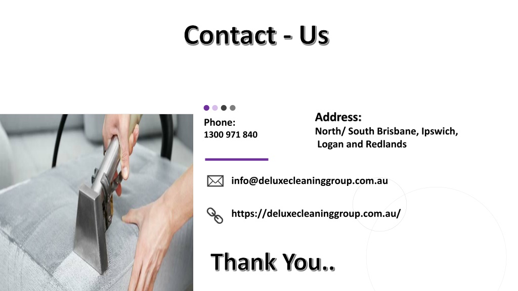 Ppt - Power Steam Cleaning Service In Brisbane – Deluxe Cleaning Group 