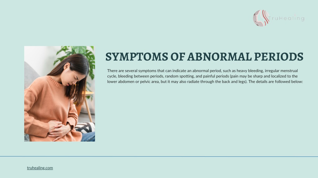 PPT - Abnormal Menstruation Types, Causes & Treatment PowerPoint ...