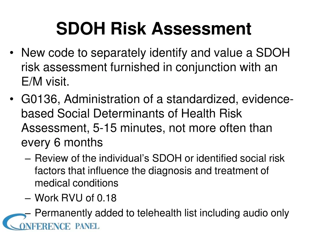 PPT - G2211, SDOH, CHI, PIN, and other New 2024 Billing Opportunities ...