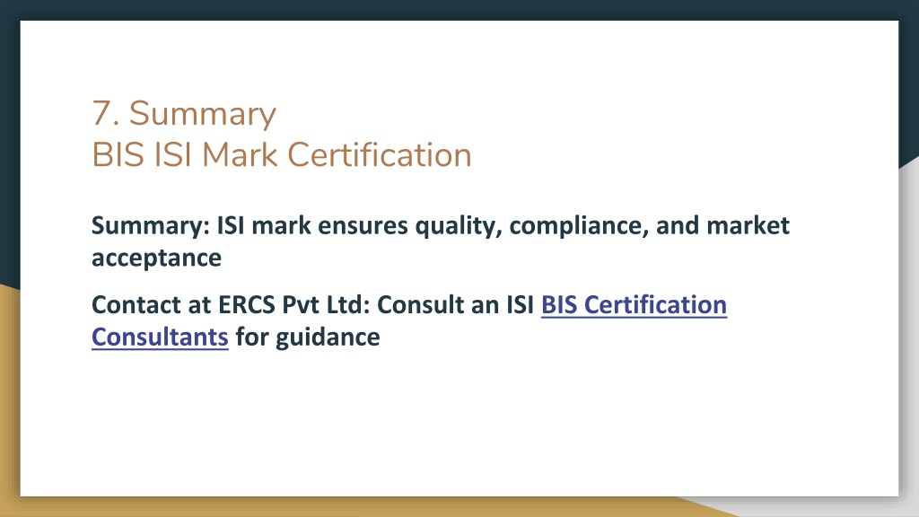 PPT - What are the benefits of ISI mark PowerPoint Presentation, free ...