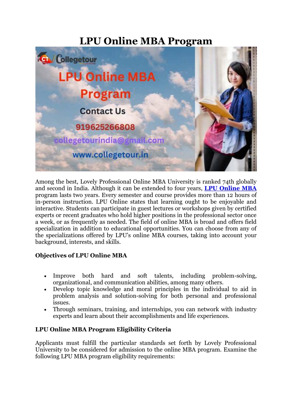 Ppt Lpu Online Mba Fees Powerpoint Presentation Free Download Id