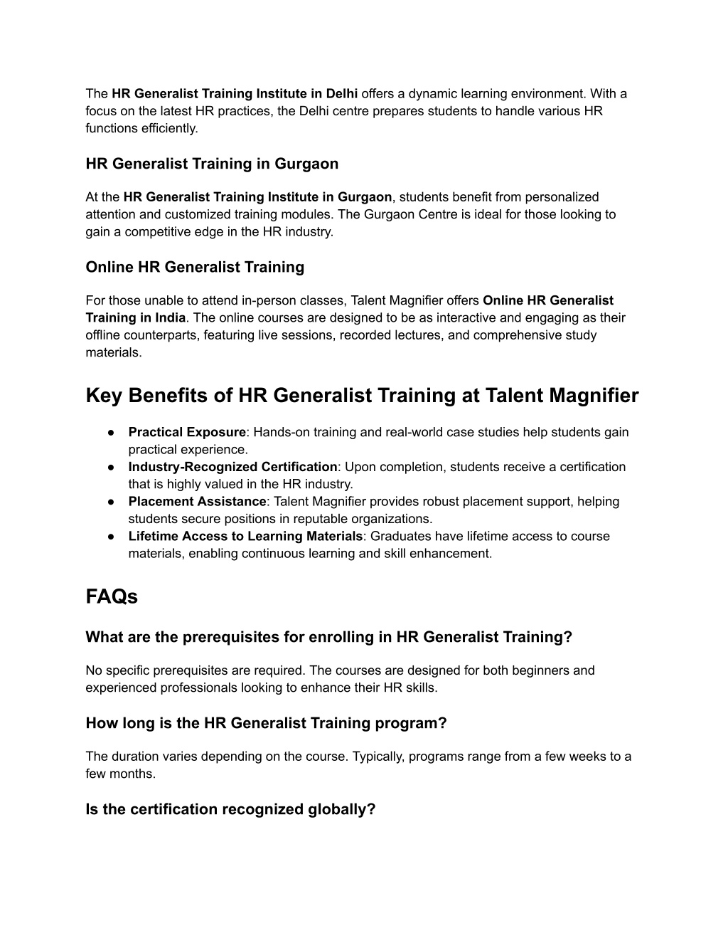 Ppt Successful Hr Training At Talent Magnifier For Hr Professionals Powerpoint Presentation 0071