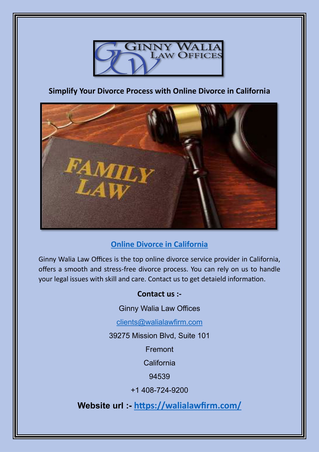 PPT - Simplify Your Divorce Process with Online Divorce in California ...