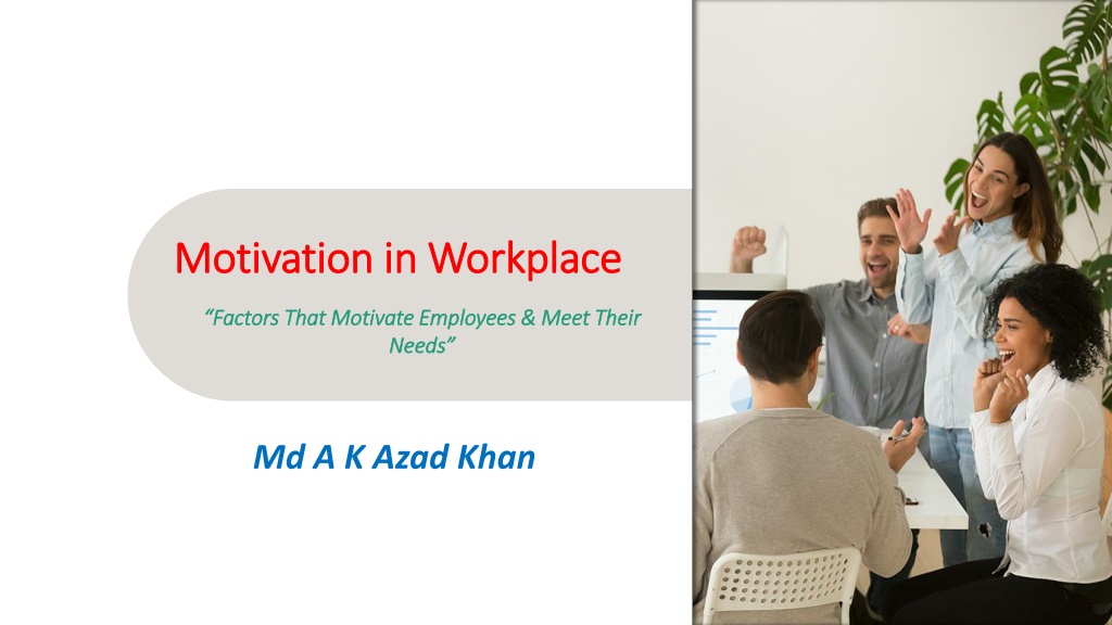 Ppt - Motivation In Workplace For Ta Courses Powerpoint Presentation 