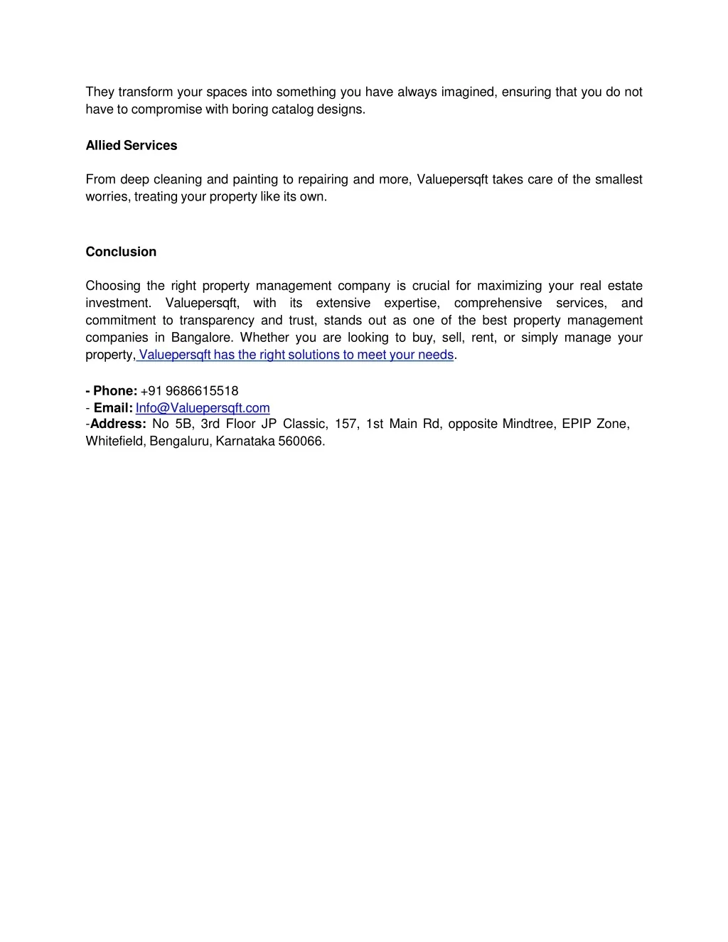 PPT - Top Property Management Firms in Bangalore PowerPoint ...