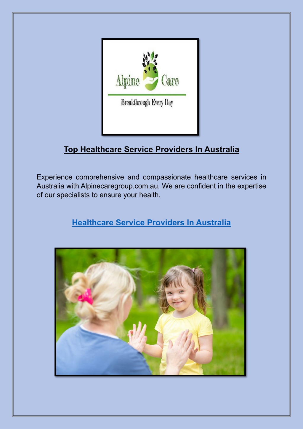 PPT - Top Healthcare Service Providers In Australia PowerPoint ...