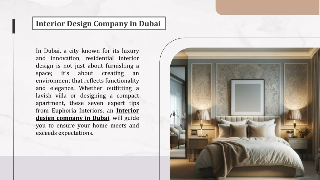PPT - Expert Tips for Residential Interior Design in Dubai PowerPoint ...