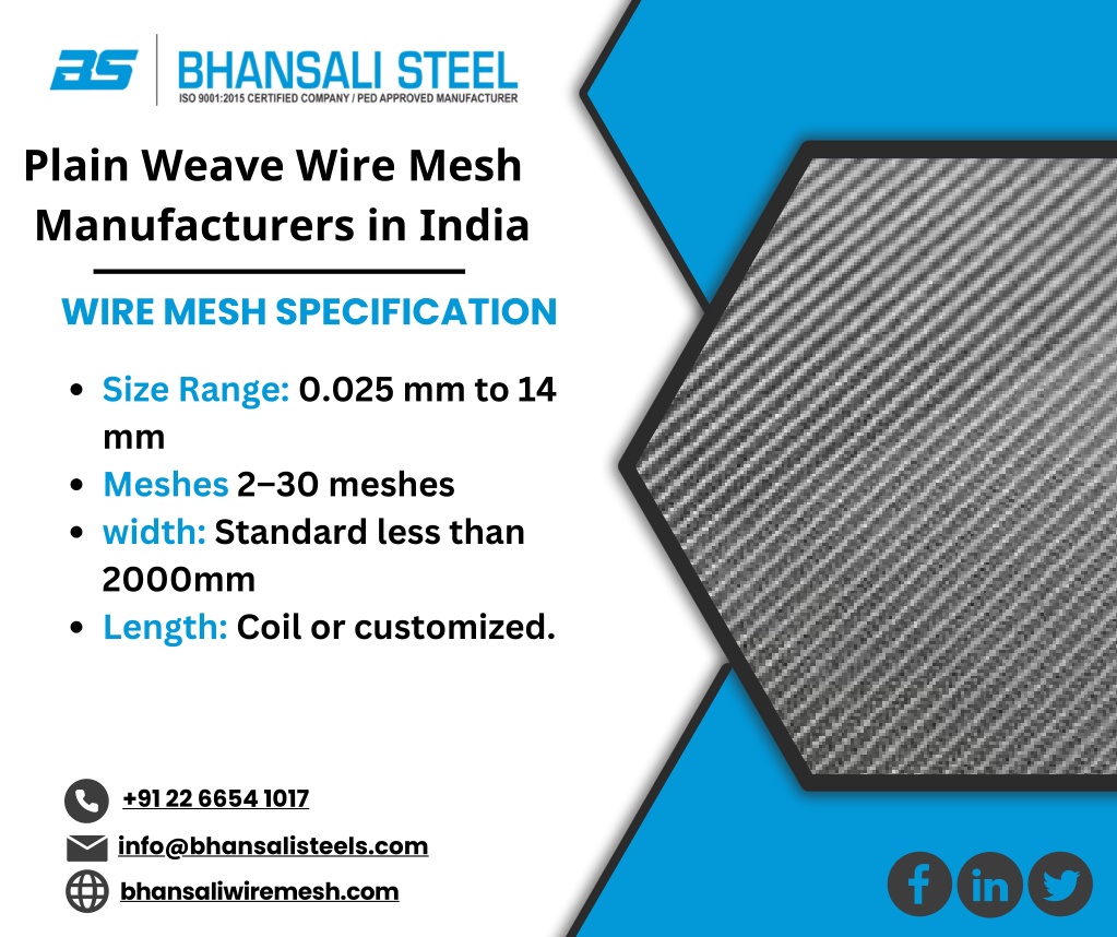 Ppt Plain Weave Wire Mesh Welded Wire Mesh Titanium Wire Mesh