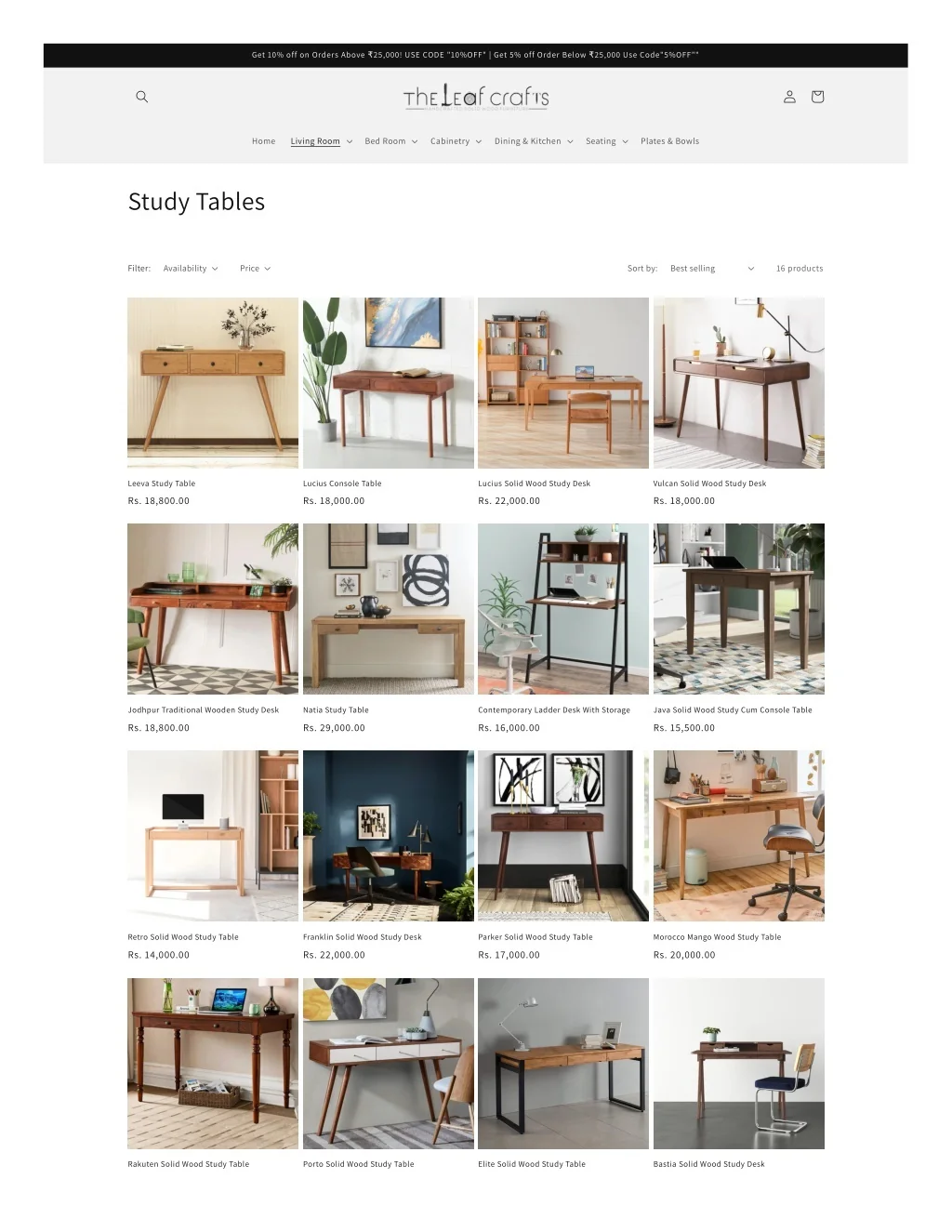 PPT - Elegant Wooden Study Table for the Living Room PowerPoint ...