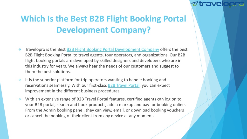 PPT - B2B Flight Booking Portal PowerPoint Presentation, Free Download ...