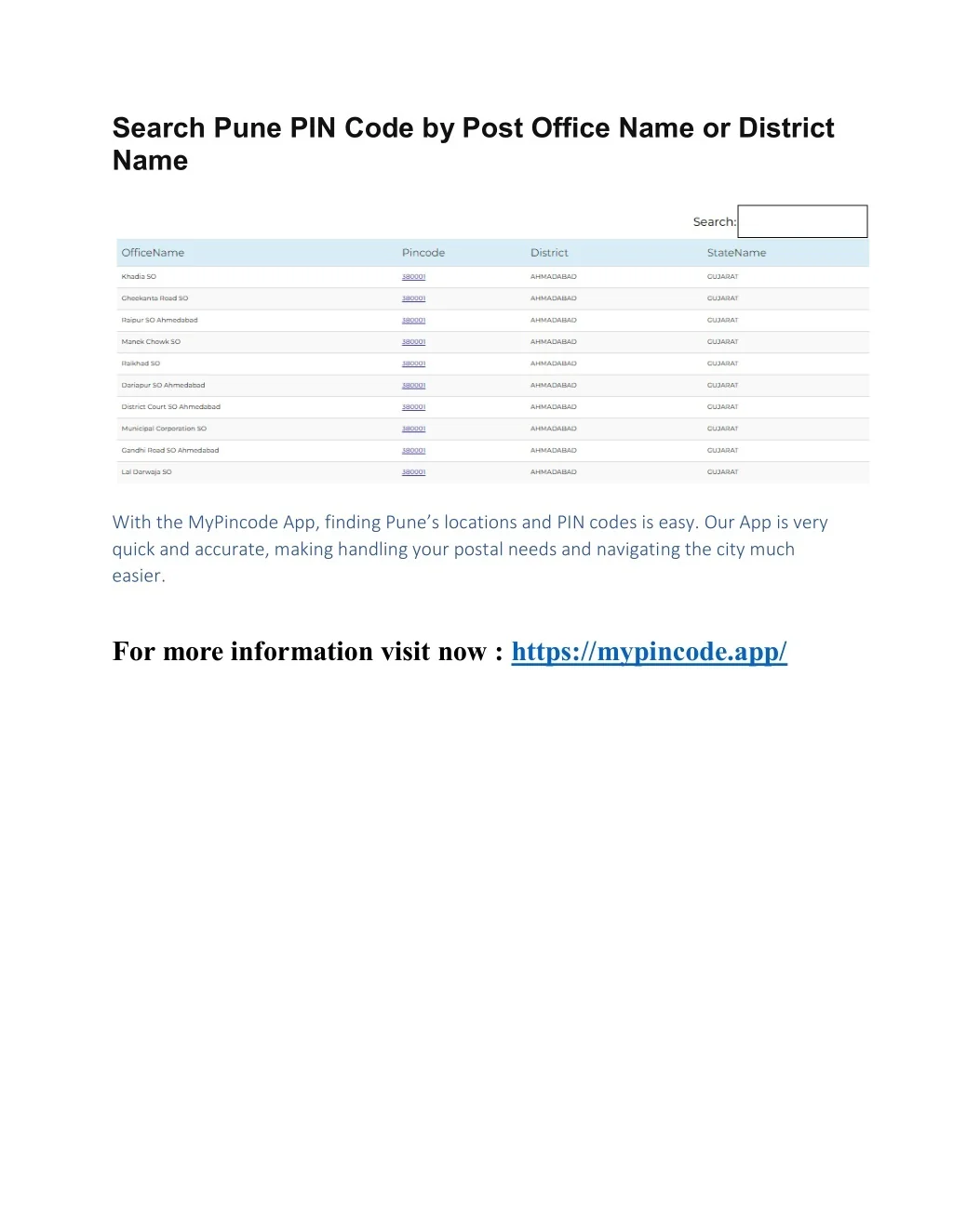 PPT - Pune Pin Code Zip Code Postal Code of Pune Maharashtra PowerPoint ...