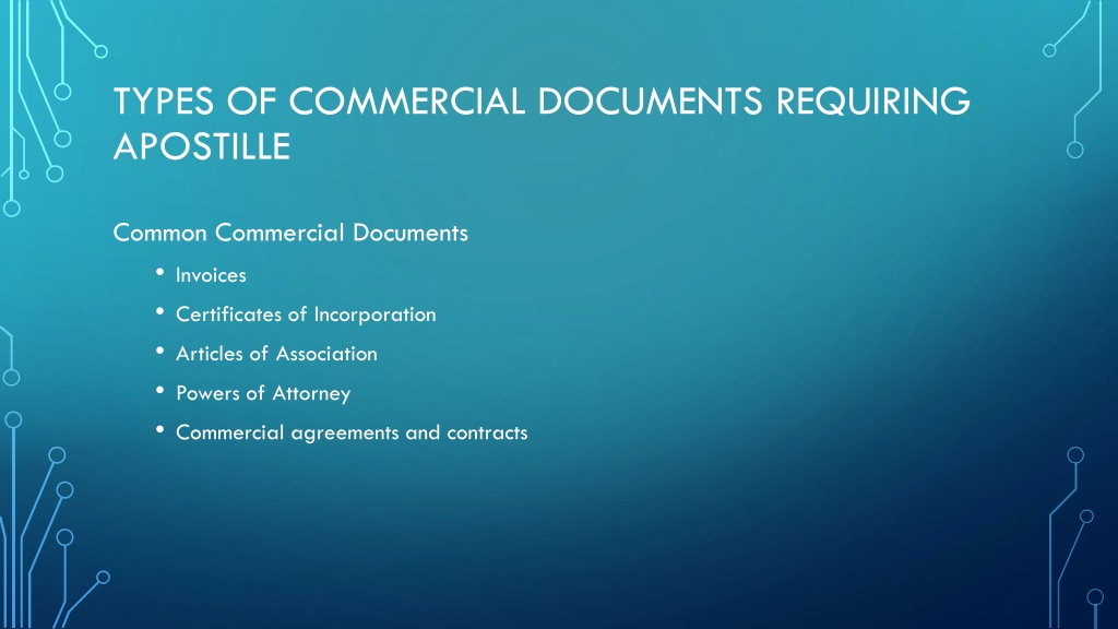 PPT - How to Apostille Commercial Documents Efficiently PowerPoint ...