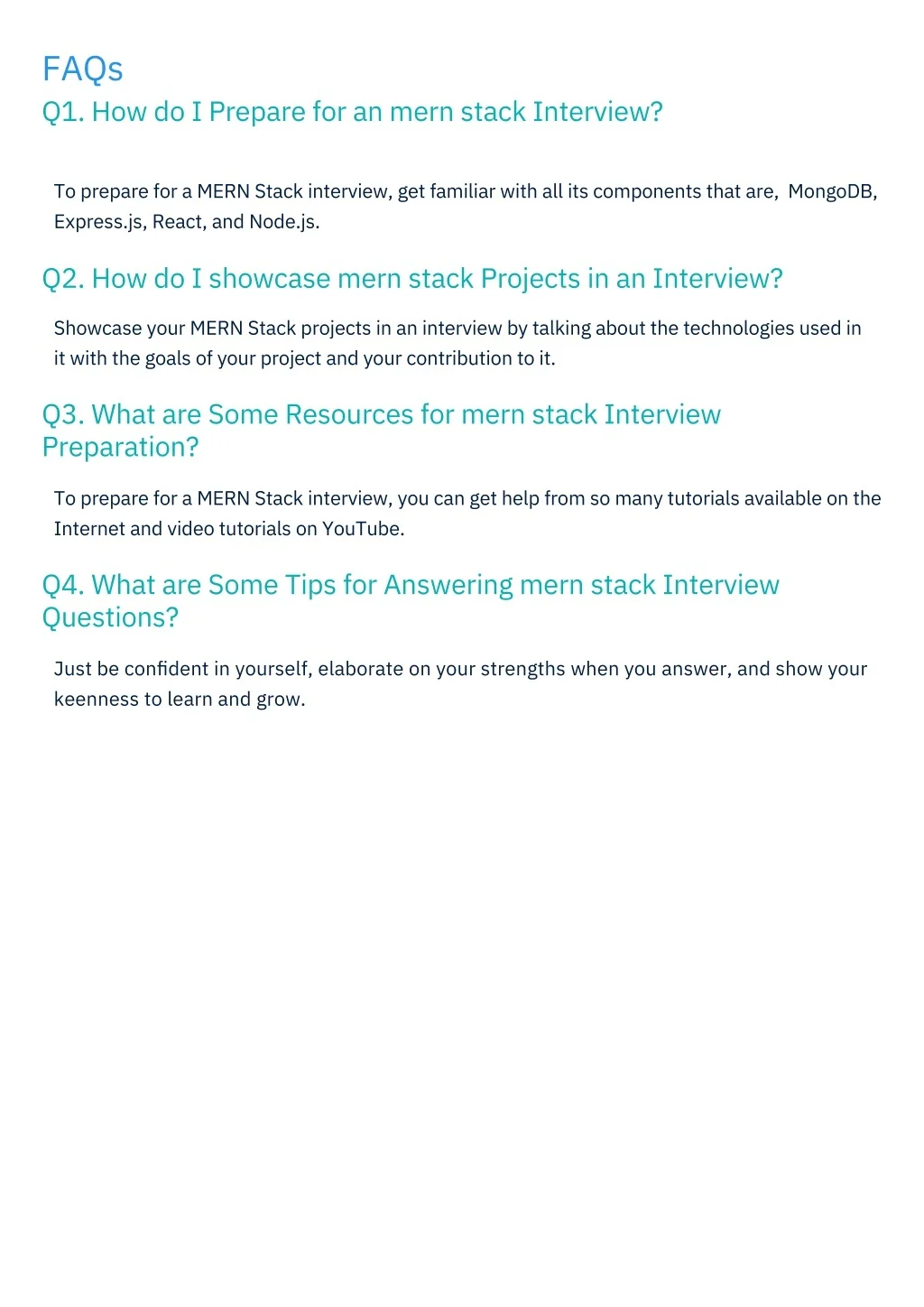 Maurie Stack PPT - MERN Stack Interview Questions PDF By ScholarHat PowerPoint ...
