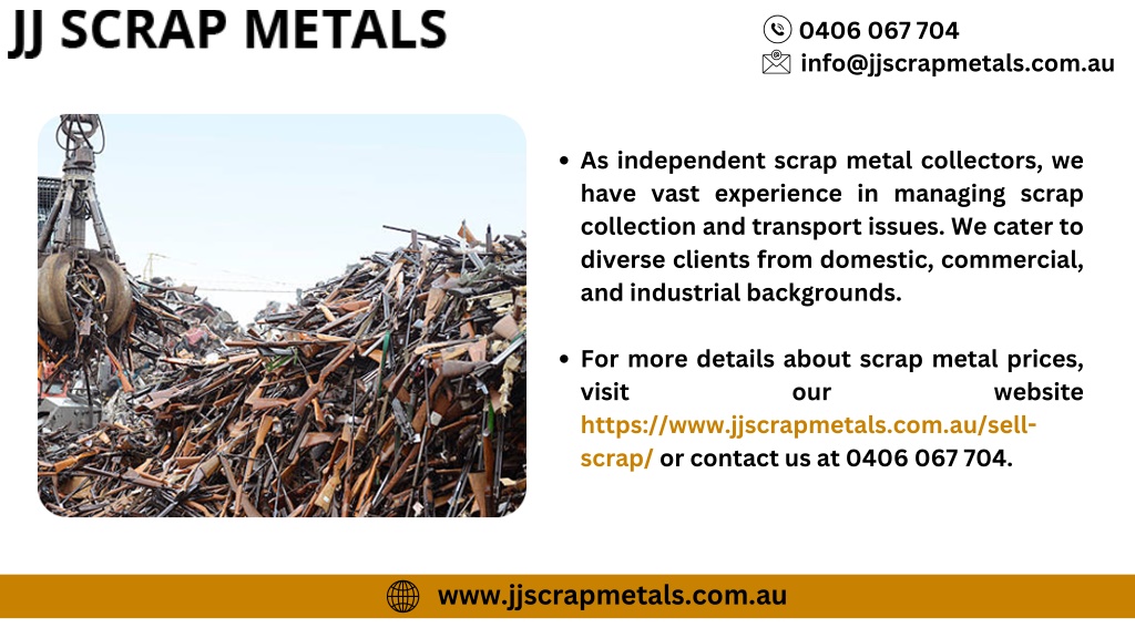 PPT - Consult JJ Scrap Metals for Scrap Metal Prices in Melbourne ...