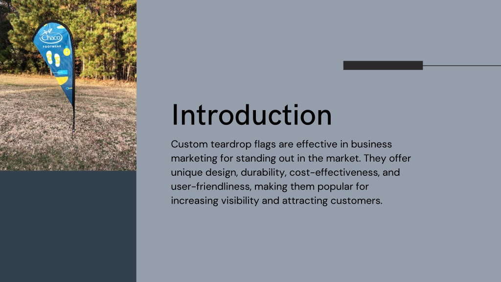 PPT - Top Benefits of Using Custom Teardrop Flags | Instant Promotion ...