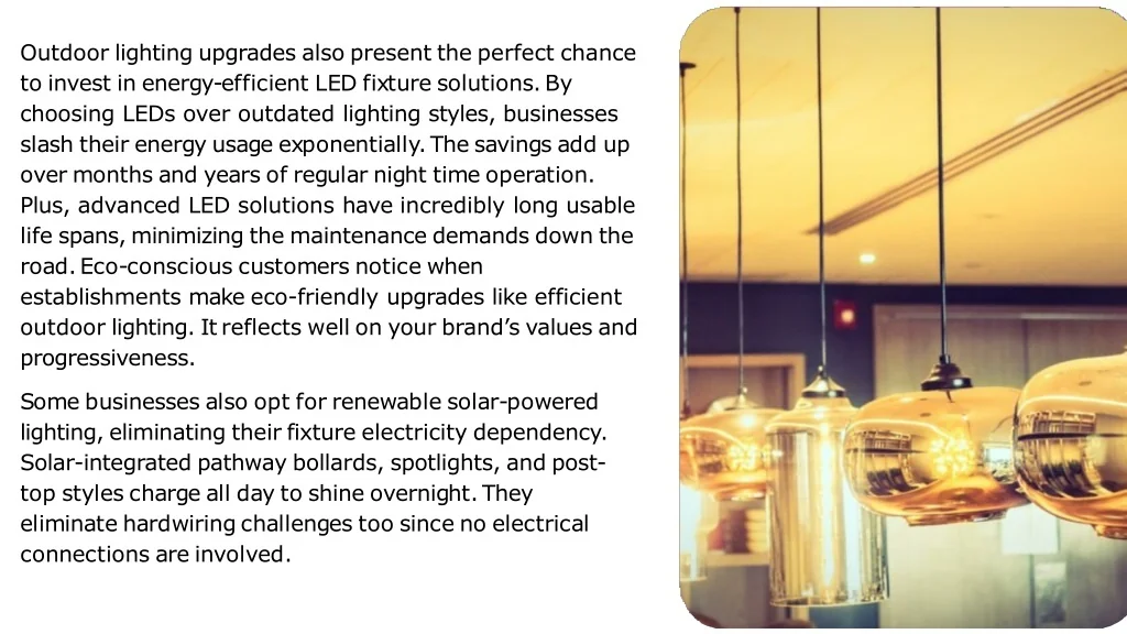 PPT - Benefits Of Commercial Outdoor Lighting PowerPoint Presentation ...