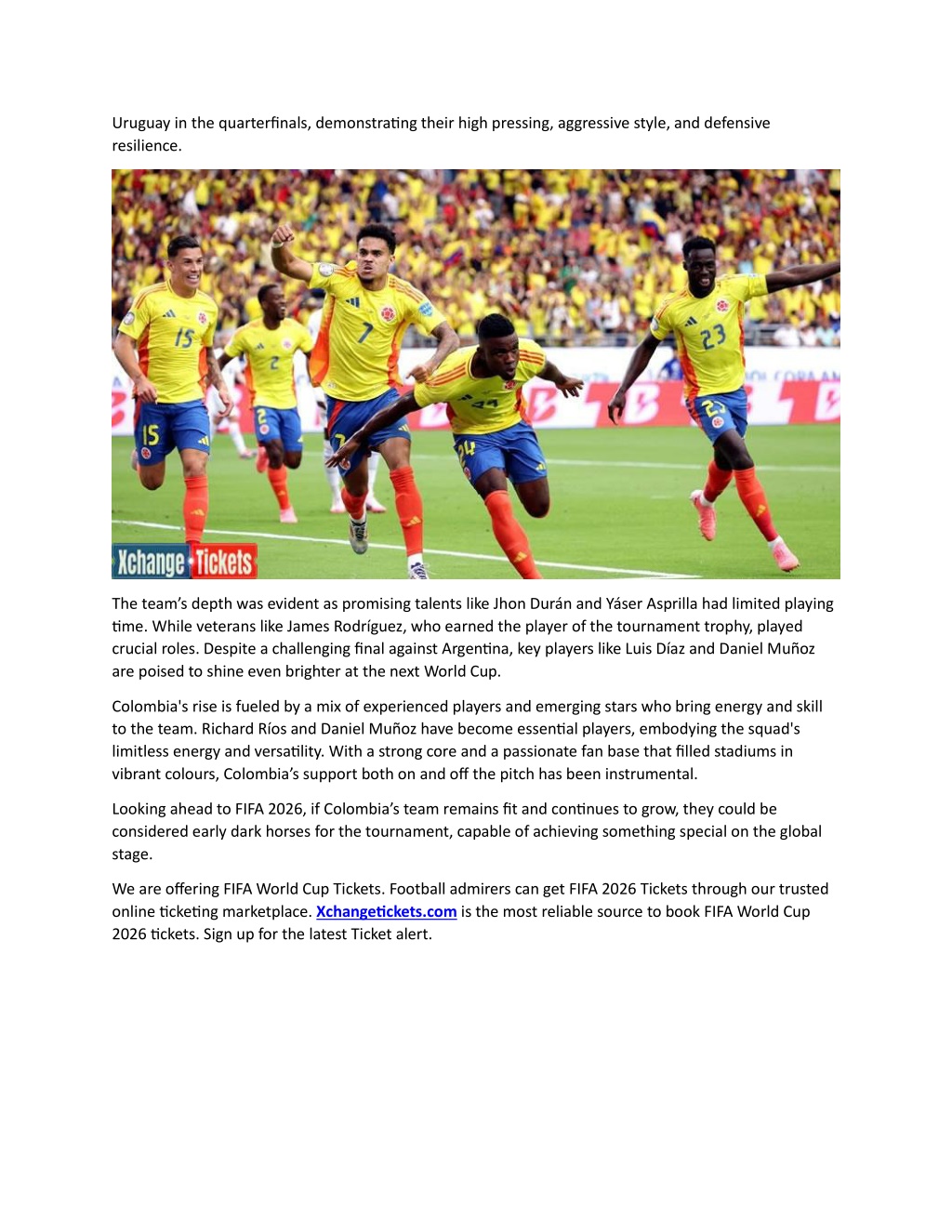 PPT - Colombia's Golden Generation Poised for FIFA World Cup Glory ...