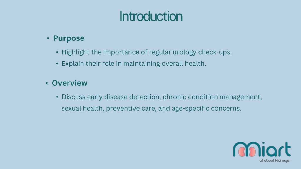 Ppt - Why Regular Urology Check-ups Matter: A Guide To Maintaining 