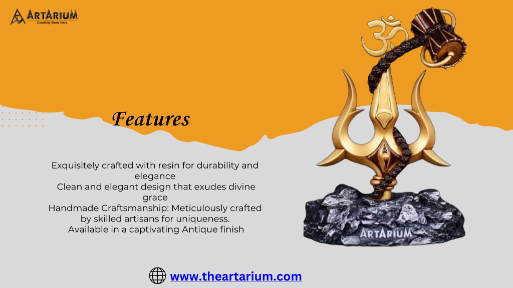 PPT - Lord Shiva Trishul With Damru 7 Inch PowerPoint Presentation ...