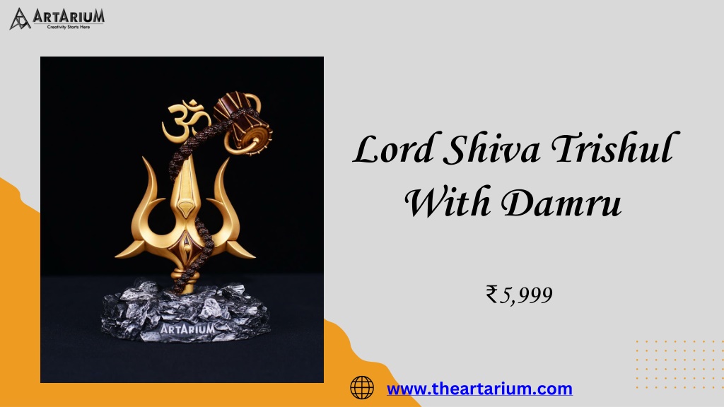 Ppt - Lord Shiva Trishul With Damru 7 Inch Powerpoint Presentation 