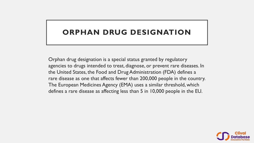 PPT - Understanding Orphan Medicine PowerPoint Presentation, free ...