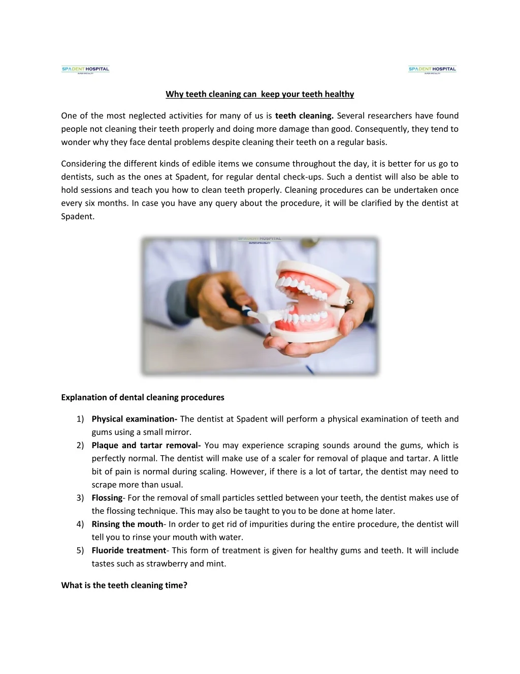 PPT - Why teeth cleaning can keep your teeth healthy PowerPoint ...