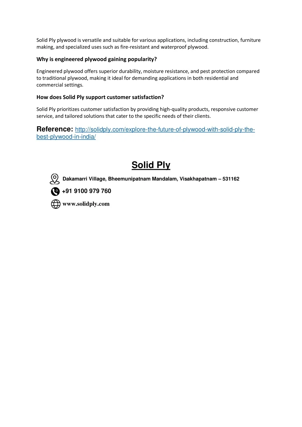 PPT - Explore The Future Of Plywood With Solid Ply, The Best Plywood In ...
