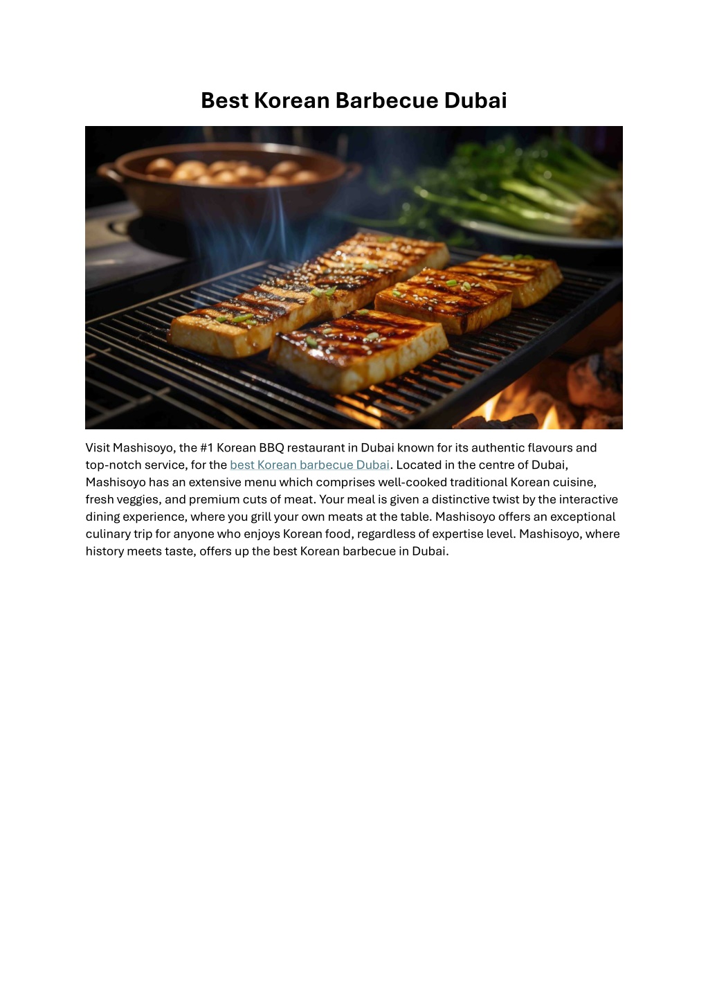 PPT - best korean barbecue dubai PowerPoint Presentation, free download ...