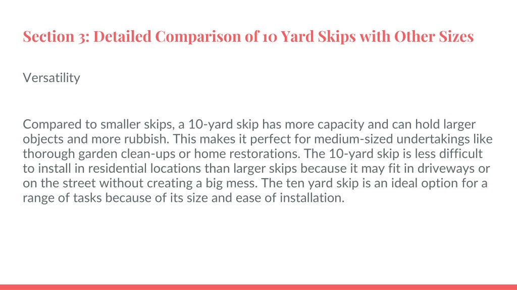 PPT - 10 Yard Skip vs. Other Skip Sizes_ Which is Right for You ...