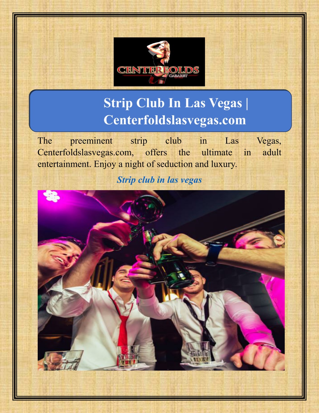 PPT - Strip Club In Las Vegas | Centerfoldslasvegas.com PowerPoint  Presentation - ID:13434682