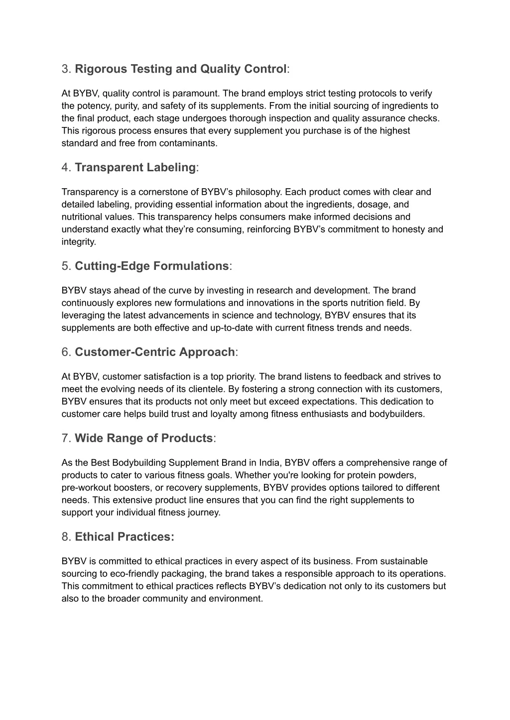 Build Rigor Into Quality Control PPT - Bybv’s Commitment to Quality in Bodybuilding Supplements ...