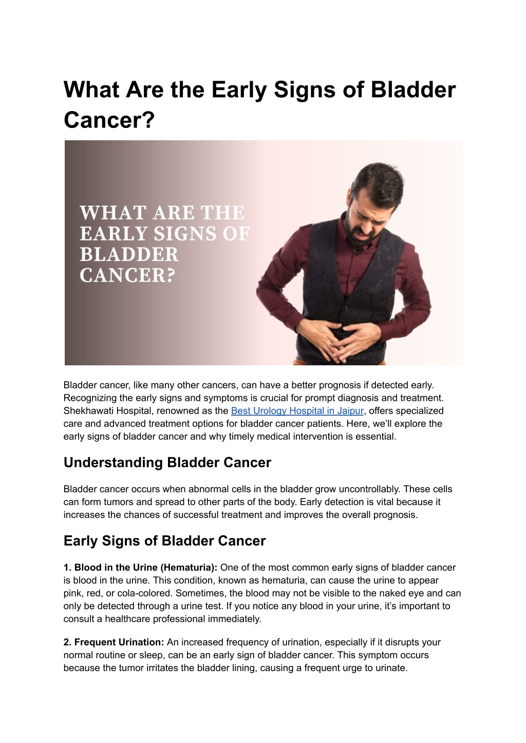 PPT - What Are the Early Signs of Bladder Cancer_ PowerPoint ...