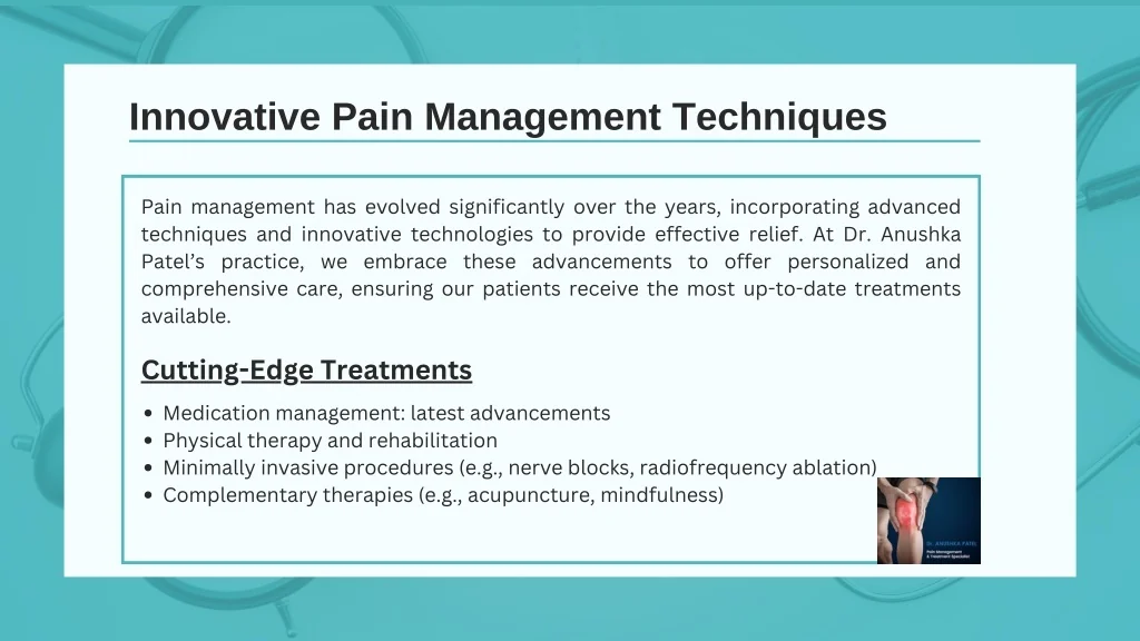 PPT - Top Pain Management Specialist Dr. Anushka Patel Approach to ...