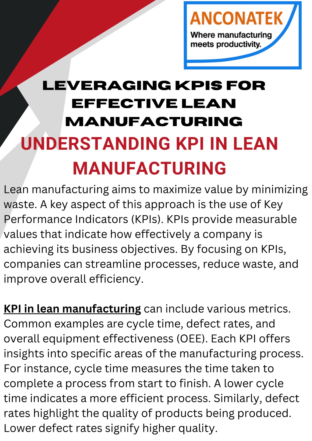 PPT - Mastering KPI Lean Manufacturing for Optimal Efficiency ...