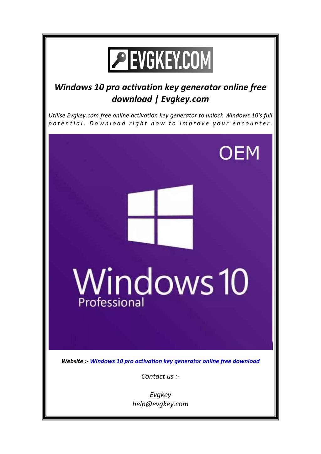 Ppt windows 10 pro activation key generator online free download