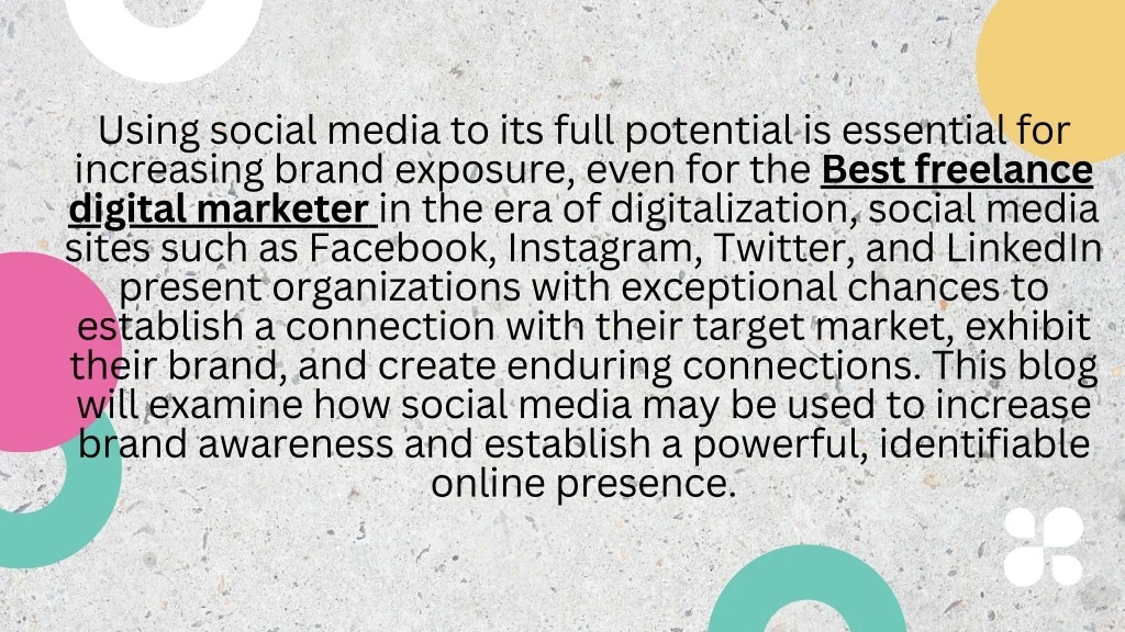 PPT - The Role of Social Media in Building Brand Awareness (1 ...