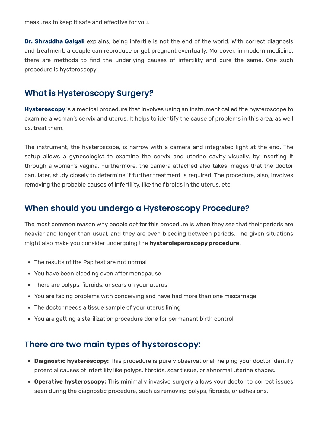 PPT - What is Hysteroscopy and how can it treat infertility PowerPoint ...