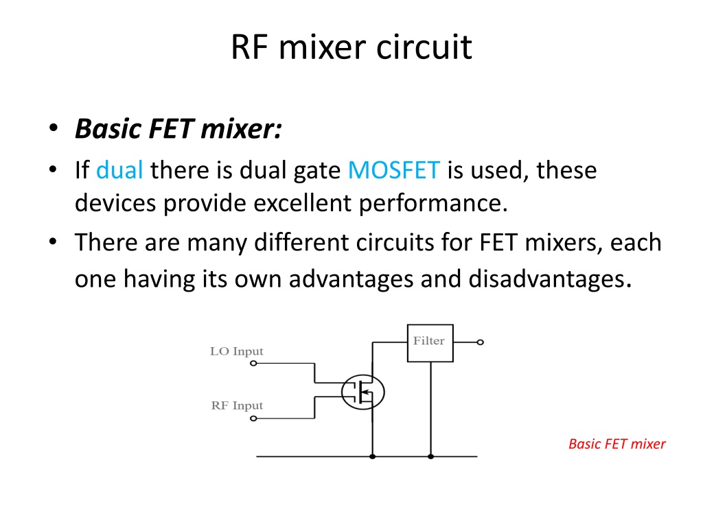 PPT - RF mixers ppt PowerPoint Presentation, free download - ID:13469163