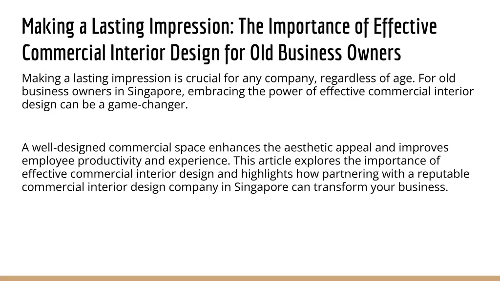 PPT - FineLine - Making a Lasting Impression_ The Importance of ...