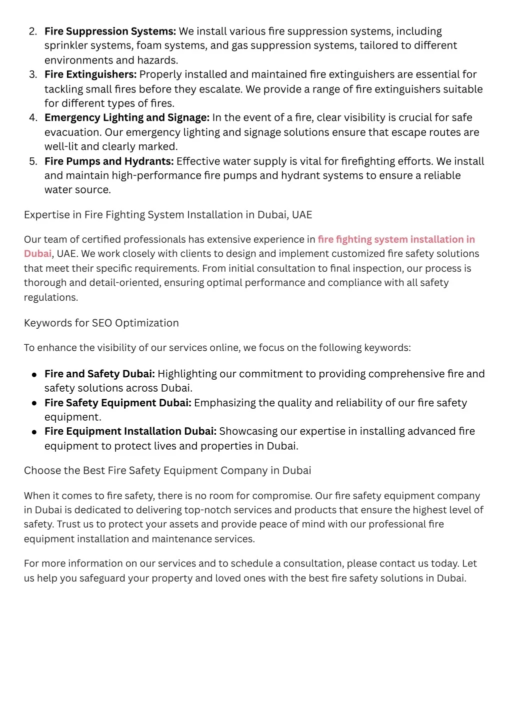 PPT - Fire Equipment Installation Company in Dubai Ensuring Safety and ...