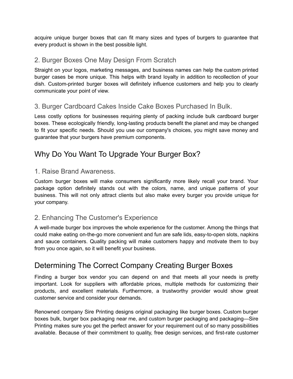 PPT - How Customized Burger Boxes Can Transform Your Fast Food Brand ...