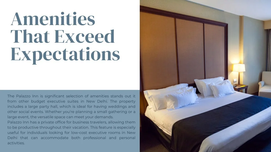 Thumbnail for Exceeding Expectations Amenities