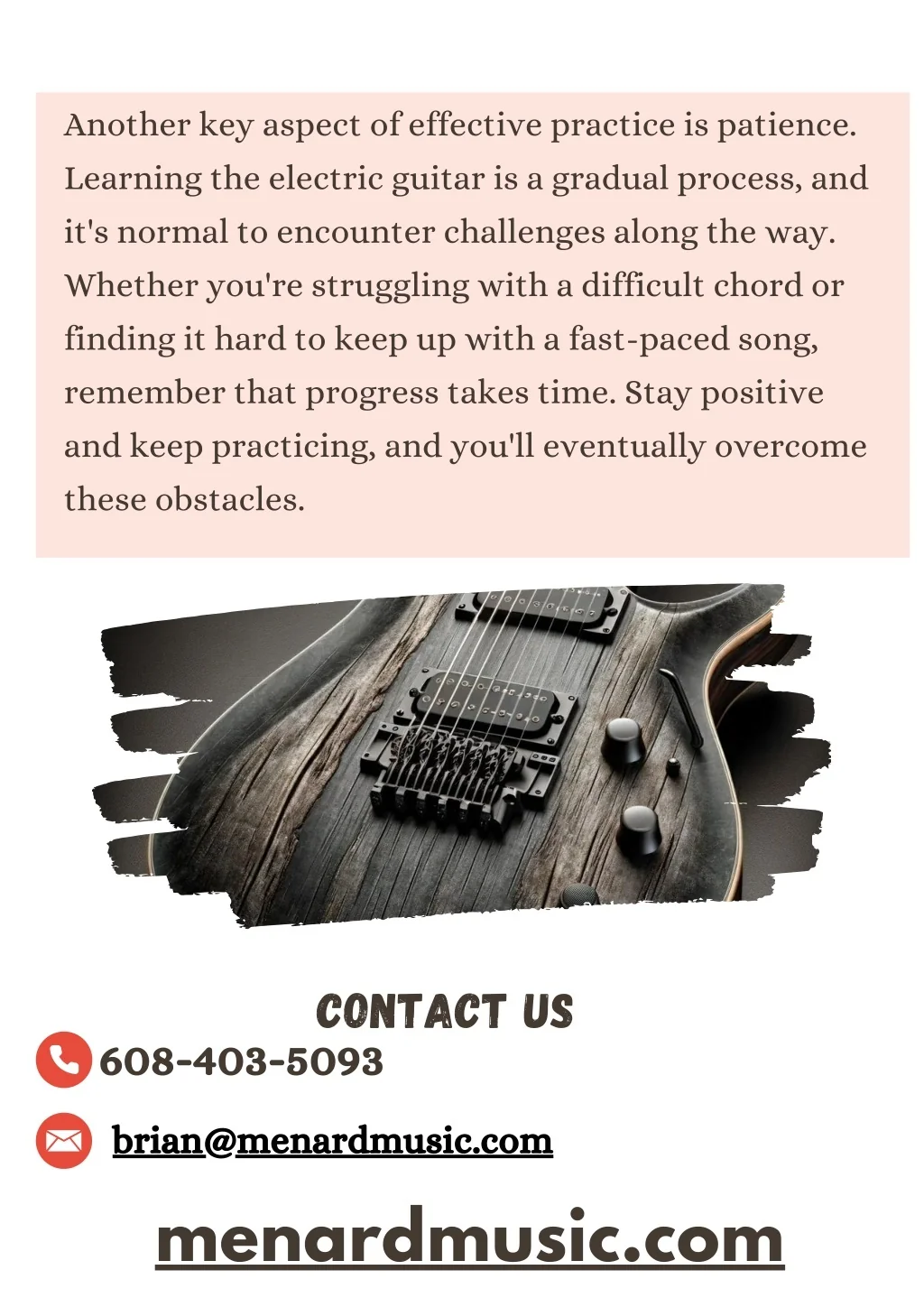 PPT - Expert Electric Guitar Lessons at Menard Music PowerPoint ...