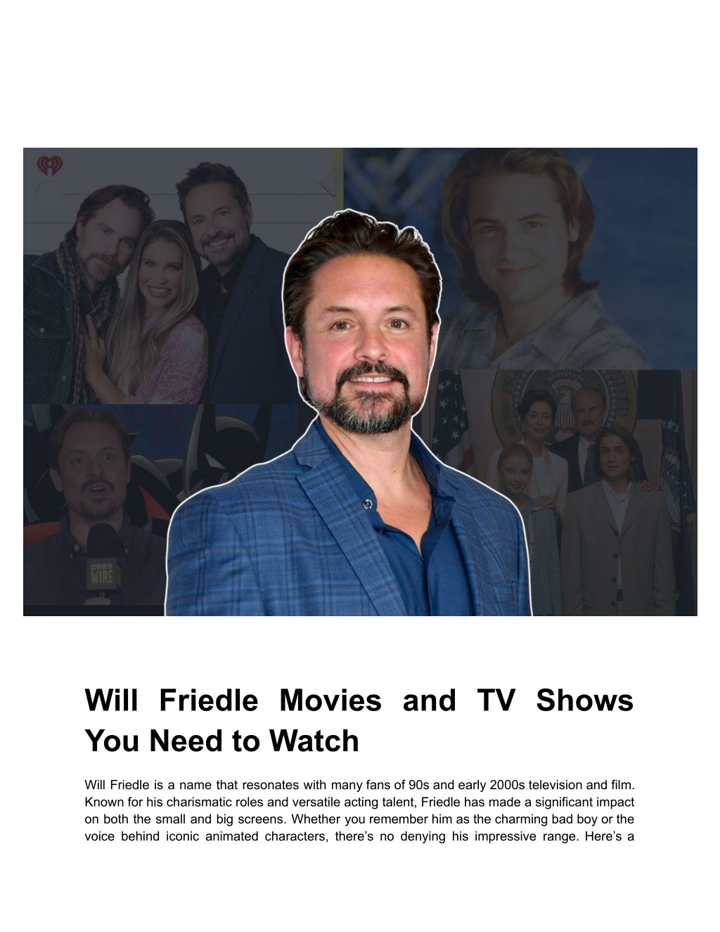 PPT - Will Friedle Movies and TV Shows You Need to Watch PowerPoint