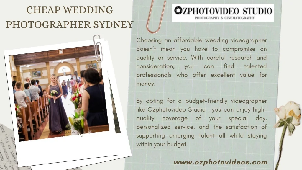 Economy Wedding Photography Reference: Ppt Wedding Photographer Sydney Powerpoint Presentation Free