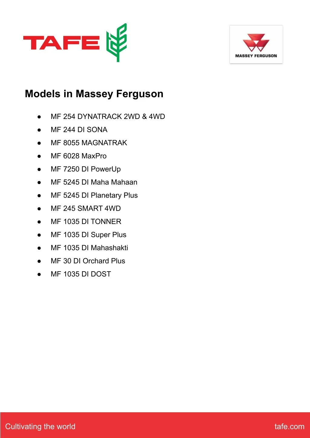 PPT - Massey Ferguson: Century of Agricultural Excellence PowerPoint ...